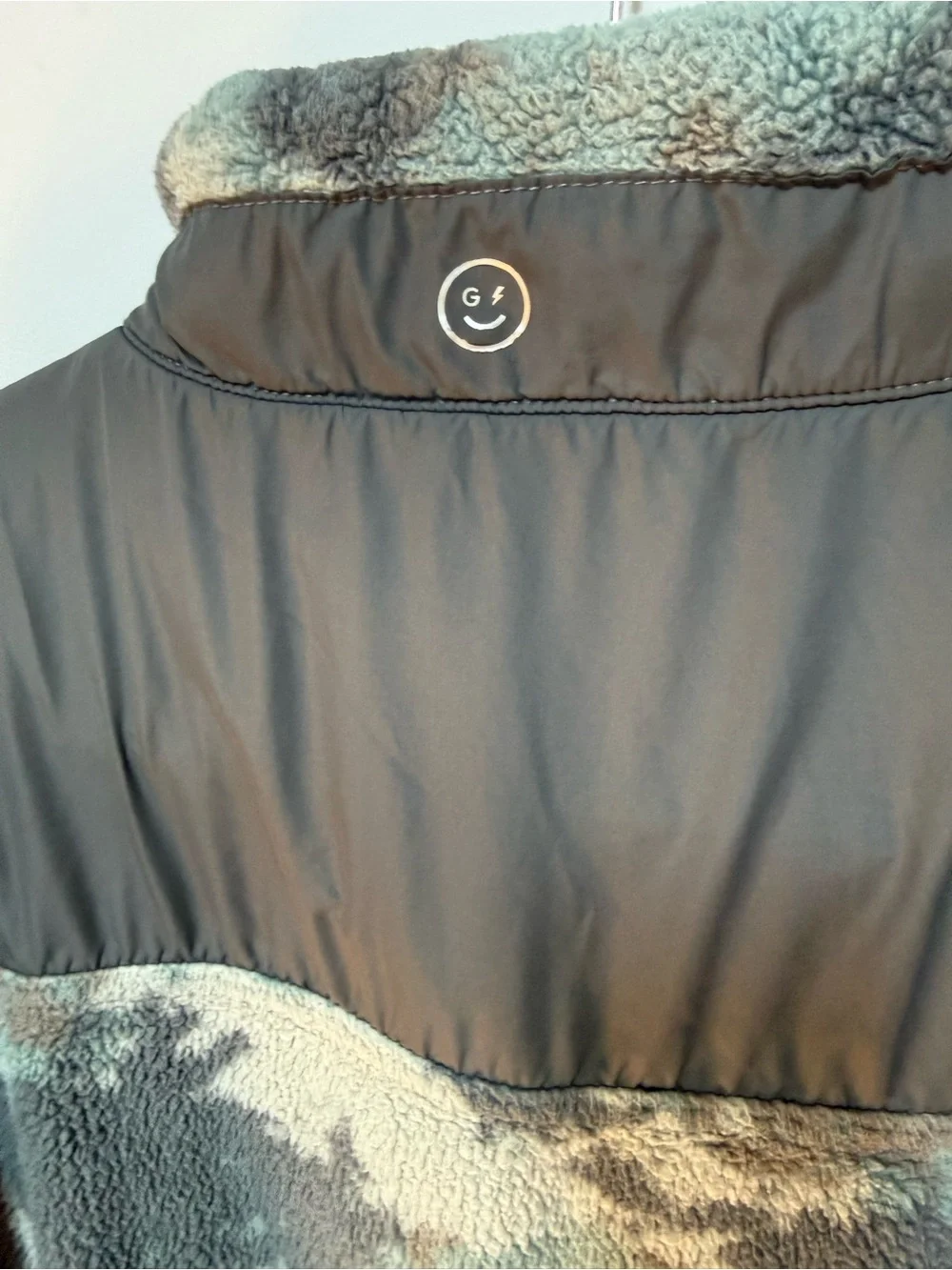 Camo Sherpa-Trim Jacket, Find your happy place